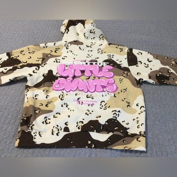 We Are Little Giants Creative Disruptors Choc Chip Camo Boy’s Hoodie Size 9/10 - Picture 8 of 10